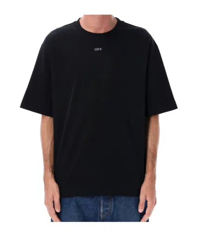 Off-white Off White Off White S.matthew Skate Logo Print T Shirt In Black