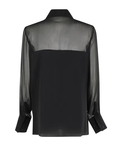 Antonelli Houndstooth-pattern Blazer In Black