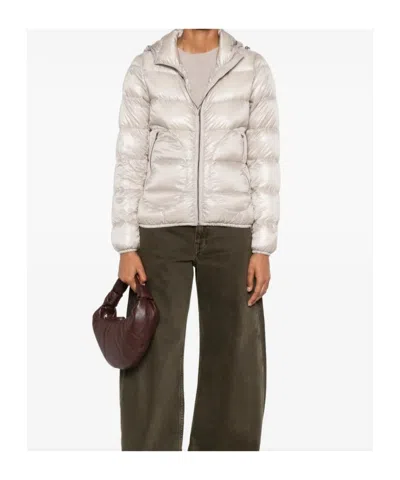 Herno Hooded Quilted Puffer Jacket In Black