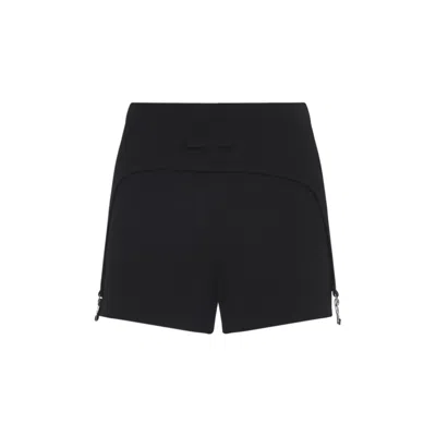 Jean Paul Gaultier Mini Shorts "the Garter" In Black