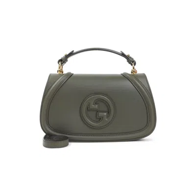 Gucci Medium Tote Bag With Gg Cross Detail In Green