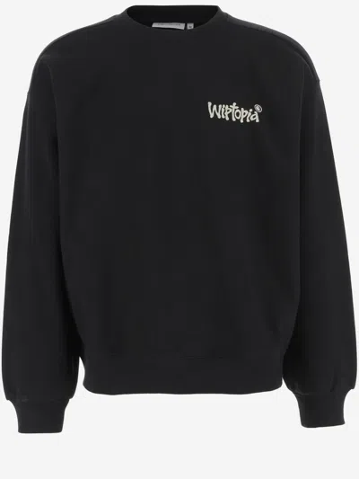 Carhartt Mens Black Wiptopia Relaxed-fit Cotton-blend Sweatshirt In Black
