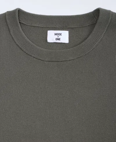 Mode Of One Men's Regular-fit Crewneck Sweater, Created For Macy's In Green
