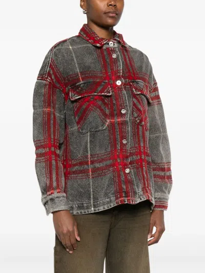 True Avenue Checked Button-fastening Jacket In Multi