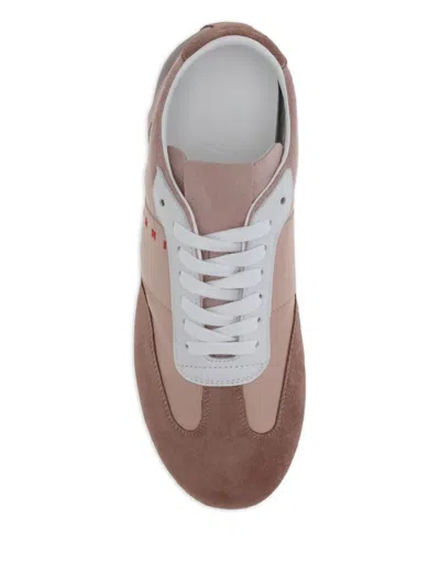 Marni Leather Sneaker In Multi