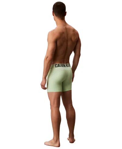 Calvin Klein Men's Intense Power Boxer Briefs In Green