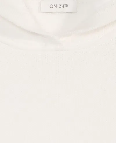 On 34th Women's Pullover Hoodie Sweater, Macy's Exclusive In White