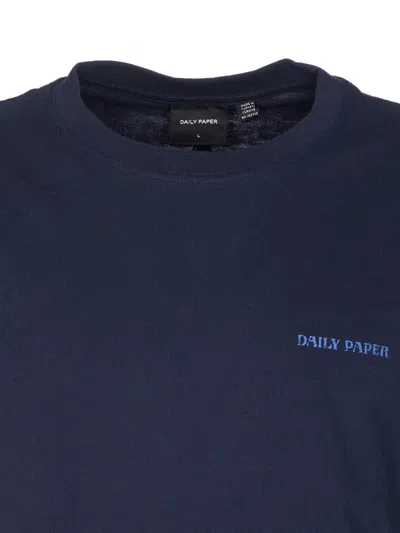 Daily Paper Logo-print T-shirt In Blue