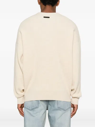 Fear Of God Button-front Waffle-knit Sweater In Neutral