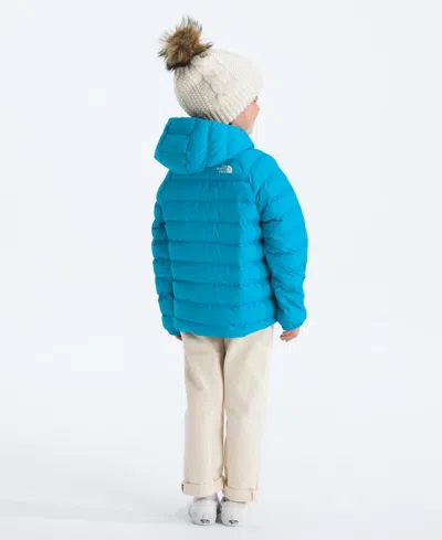 The North Face Dusk Blue Kid's Reversible Perrito Shell Jacket In Blue