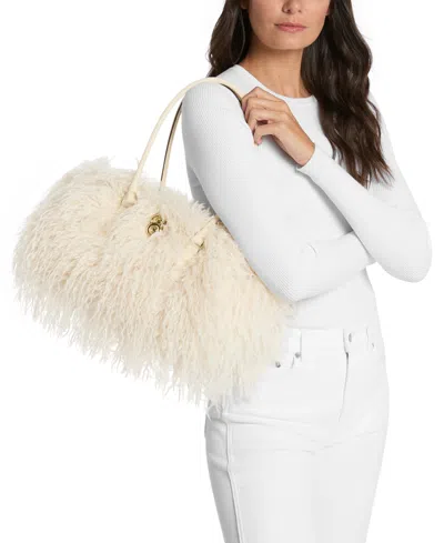 Michael Kors Hamilton Medium East West Shoulder Tote In Neutral