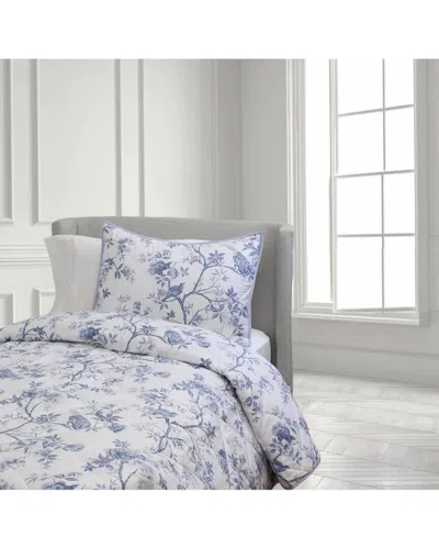 Belle Epoque 400 Thread Count Josephine Quilted Coverlet In Multi