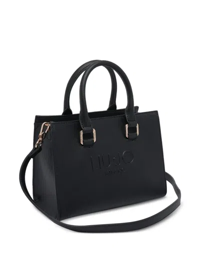 Liu •jo Versatile Tote Bag Detachable Strap In Black