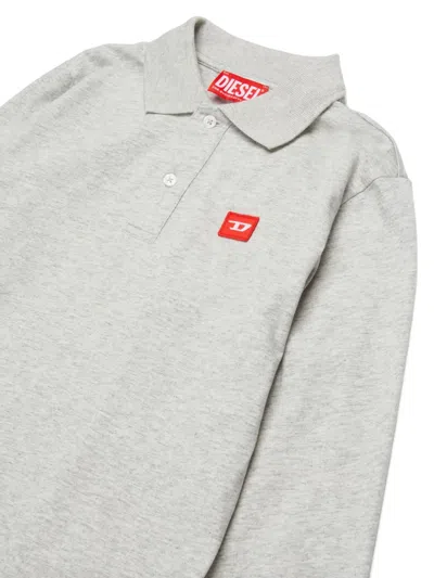 Diesel Takao Polo Shirt In Gray