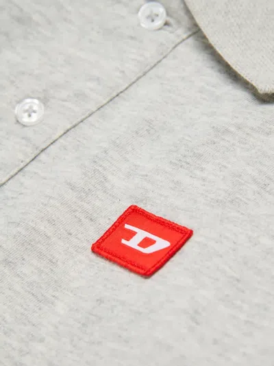 Diesel Takao Polo Shirt In Gray