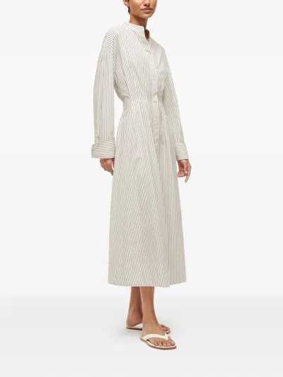 Staud Lorenza Dress In White