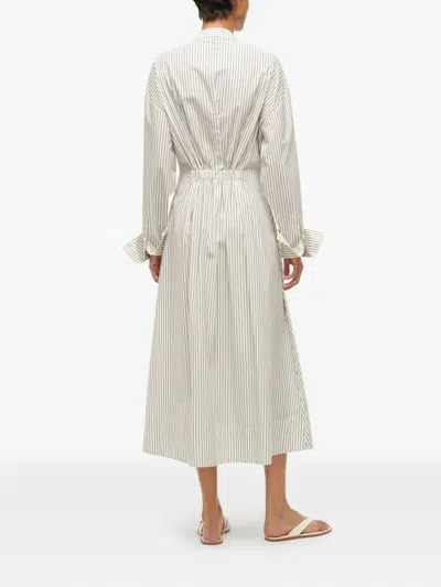 Staud Lorenza Dress In White