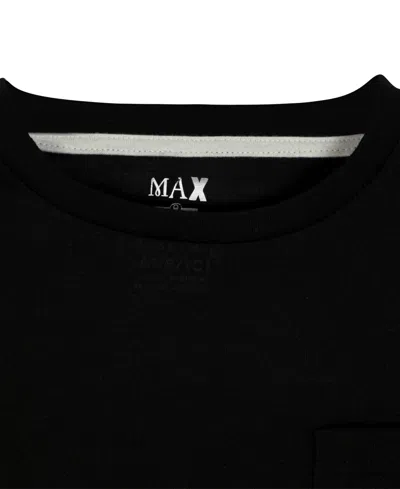 Max & Olivia Little And Big Boys 2-piece Knit Top And Jogger Pants Set In Black