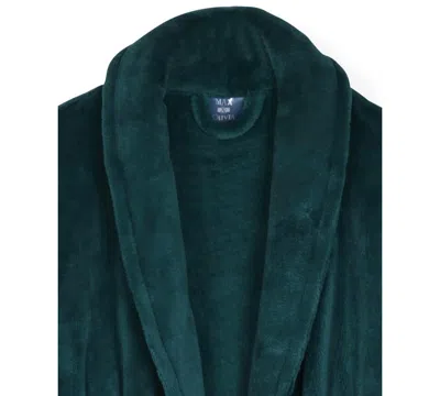 Max & Olivia Boys 6-18 2-piece Belted Robe And Slippers Set In Green