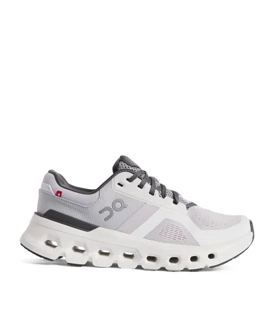 On White Cloudrunner 2 Sneakers In Gray