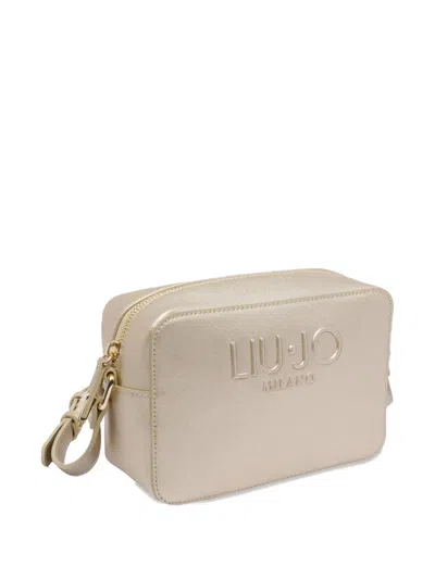 Liu •jo Versatile Shoulder Bag Adjustable Strap In Gold