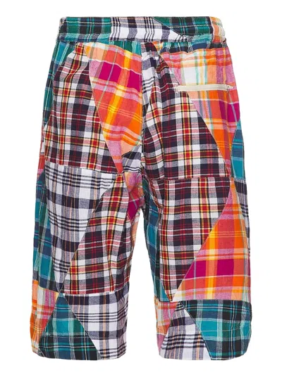 Engineered Garments Bb Patchwork Shorts In Multi