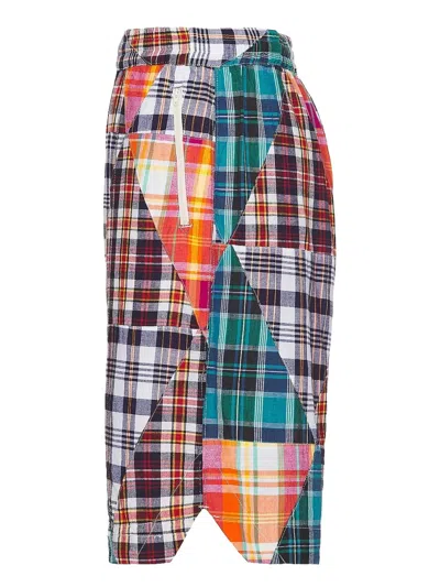 Engineered Garments Bb Patchwork Shorts In Multi