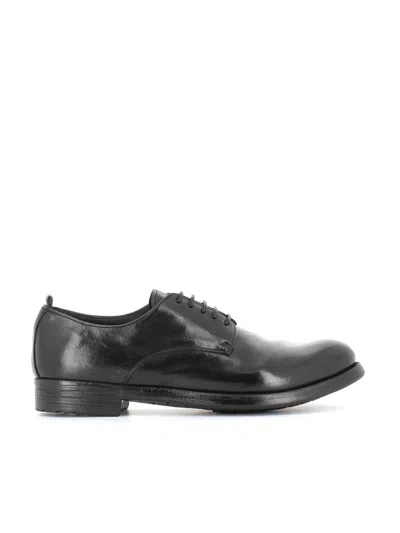 Officine Creative Lace-up Shoes With Polished Finish In Black