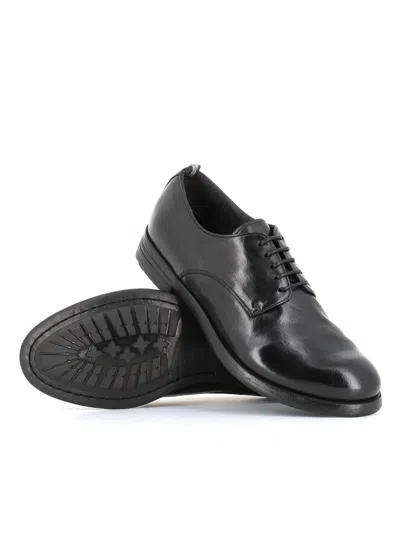 Officine Creative Lace-up Shoes With Polished Finish In Black
