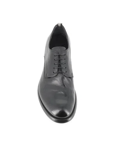 Officine Creative Lace-up Shoes With Polished Finish In Black