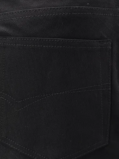 Balenciaga Flared Midi Skirt Featuring Five Pockets In Black