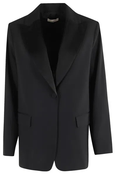 Antonelli Single-breasted Blazer In Black