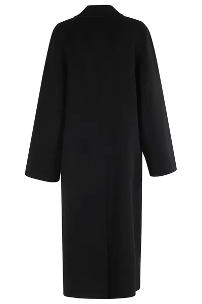 Ivy & Oak Clara Double Breaste Coat In Black