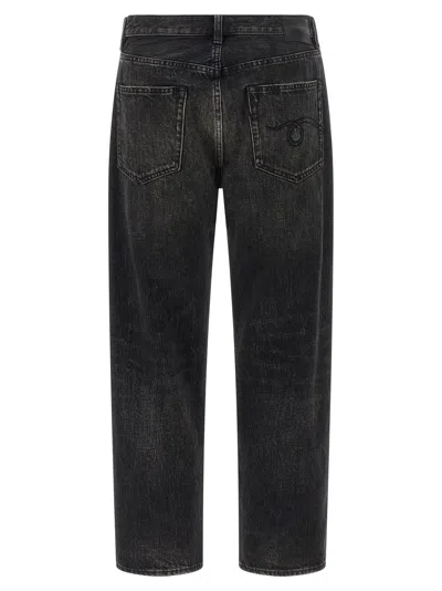 R13 Crossover Five-pocket Jeans In Black