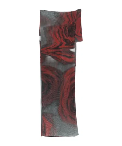 Jean Paul Gaultier 'roses Floues Rouges' Skort In White