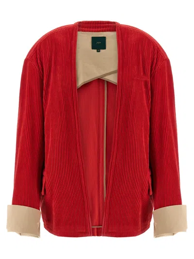 Maison Jejia 'jonathan' Blazer In Red
