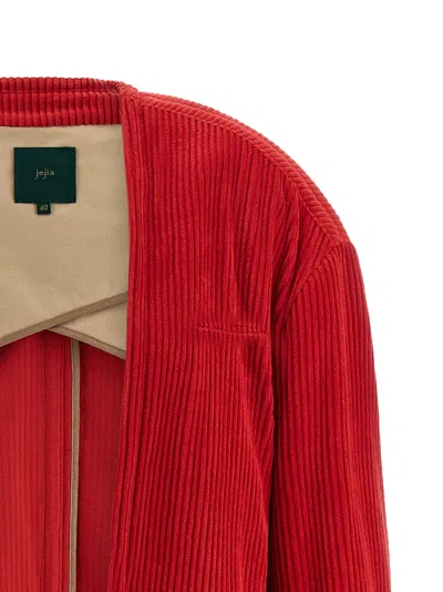 Maison Jejia 'jonathan' Blazer In Red