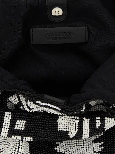 Jw Anderson J.w.anderson 'beaded' Mini Shopping Bag In Multi