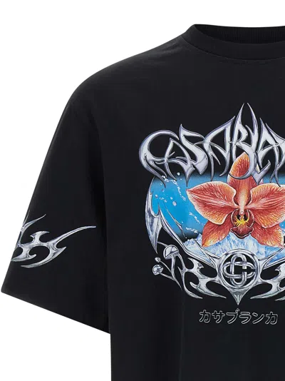 Casablanca Men's Galactic Connection T-shirt In Black