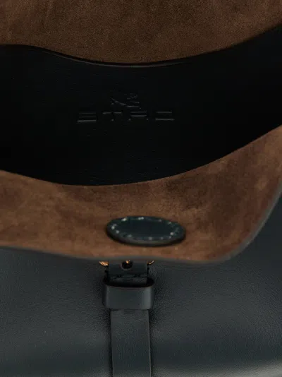 Etro Small Crossbody Bag In Black