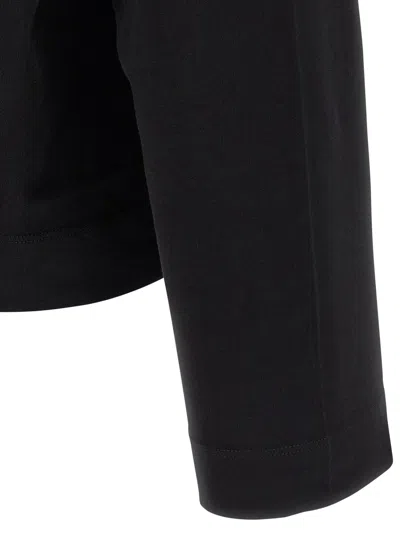 Dries Van Noten Crew Neck Long Sleeves Plain T-shirt In Black