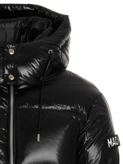 Mackage Logo Patch Down Jacket In Black