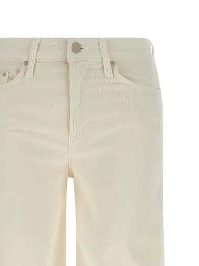 Mother 'the Twister Sneak' Pants In White