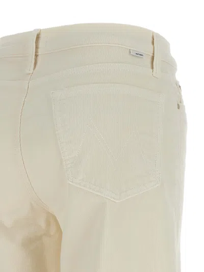 Mother 'the Twister Sneak' Pants In White