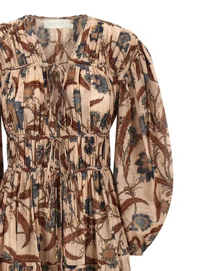 Zimmermann Dress In Brown