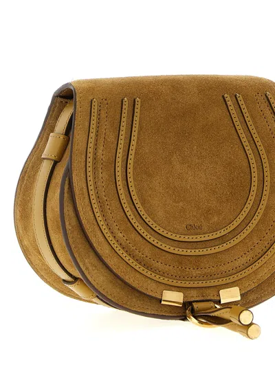 Chloé 'marcie' Small Crossbody Bag In Sand