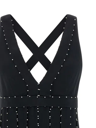 Giovanni Bedin Pearl Dress In Black