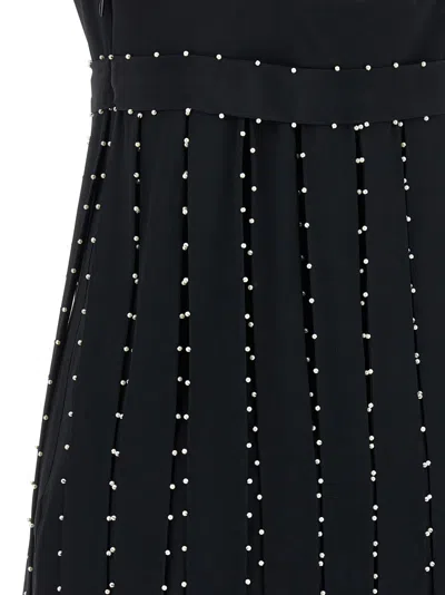 Giovanni Bedin Pearl Dress In Black