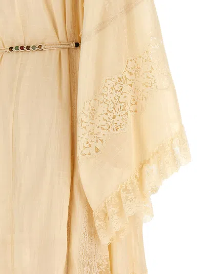 Zimmermann 'rihannon Lace' Dress In White