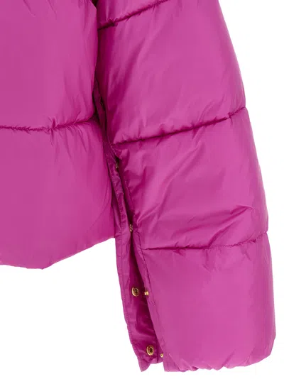 Pinko Impasto Imbottito Tela Tecnica Semilucida Trapuntata In Purple